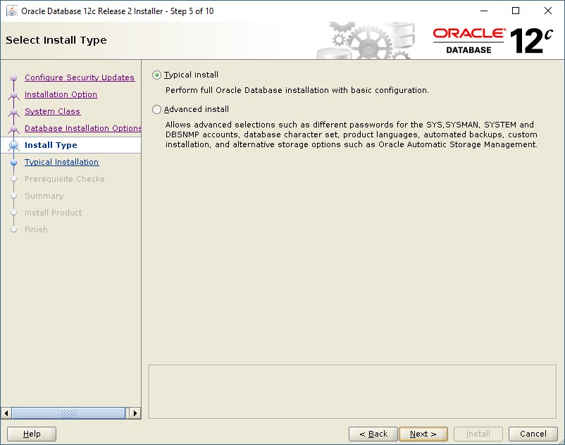oracle 12c installation on redhat linux 6